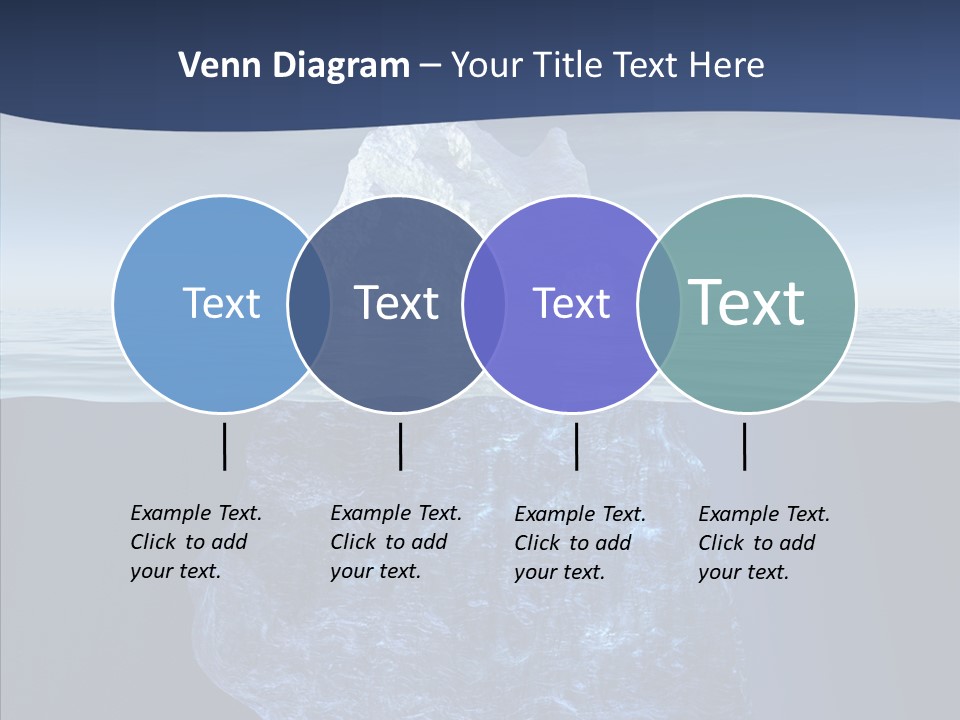 Polar Mountain Reflection PowerPoint Template