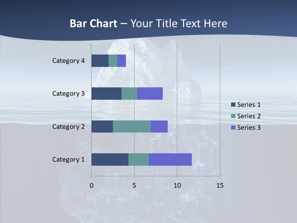 Polar Mountain Reflection PowerPoint Template