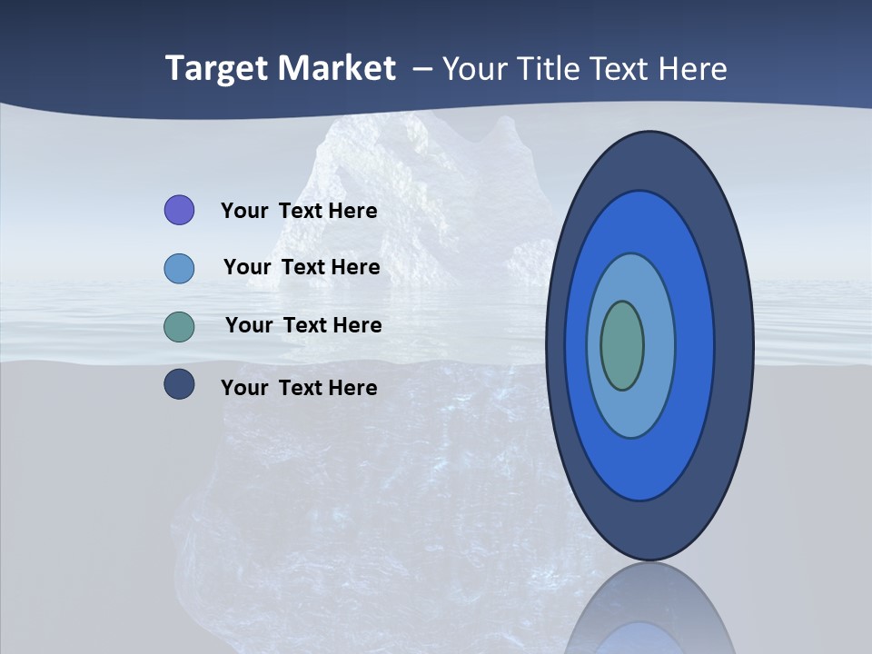 Polar Mountain Reflection PowerPoint Template