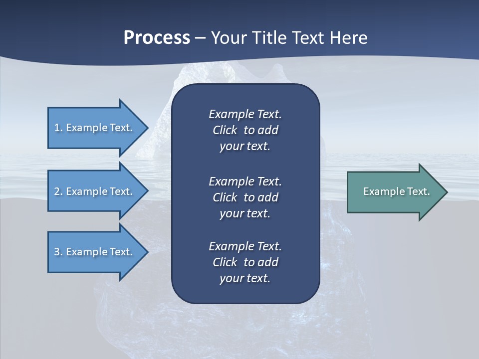 Polar Mountain Reflection PowerPoint Template