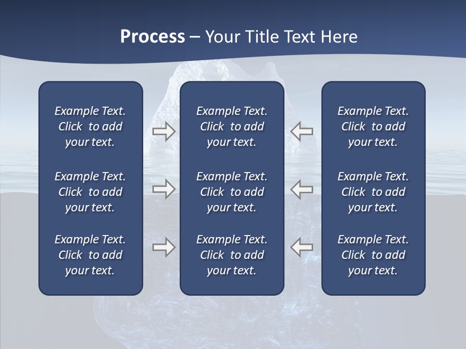 Polar Mountain Reflection PowerPoint Template