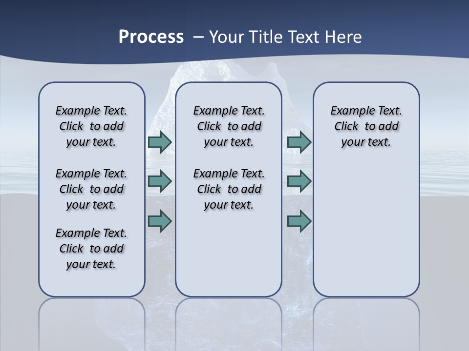 Polar Mountain Reflection PowerPoint Template