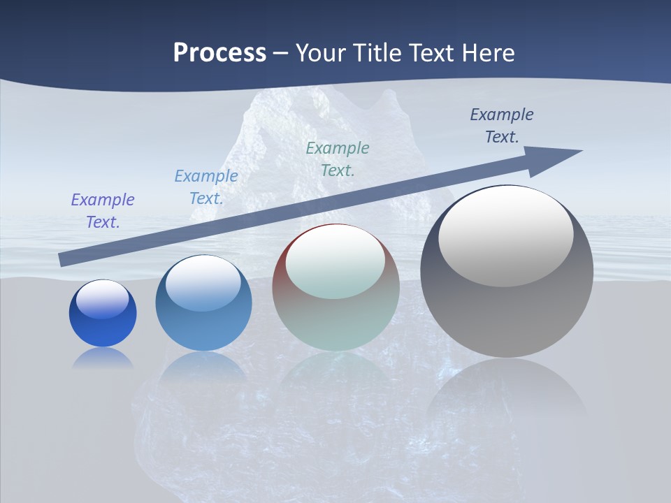 Polar Mountain Reflection PowerPoint Template