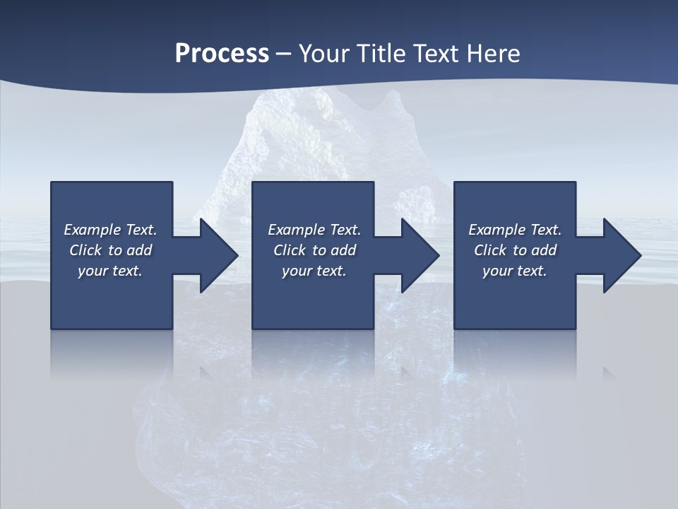 Polar Mountain Reflection PowerPoint Template