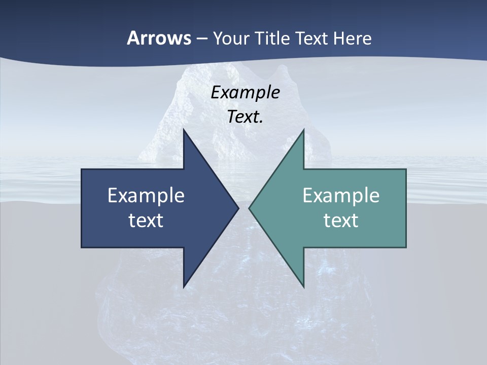 Polar Mountain Reflection PowerPoint Template