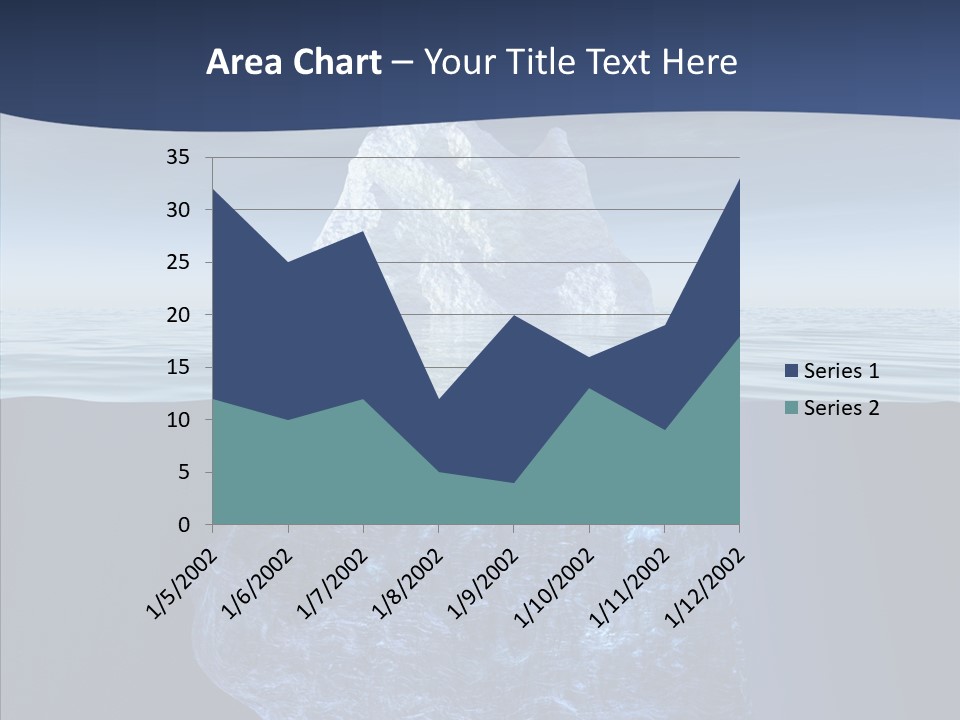 Polar Mountain Reflection PowerPoint Template