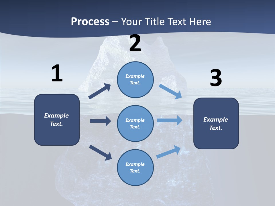 Polar Mountain Reflection PowerPoint Template