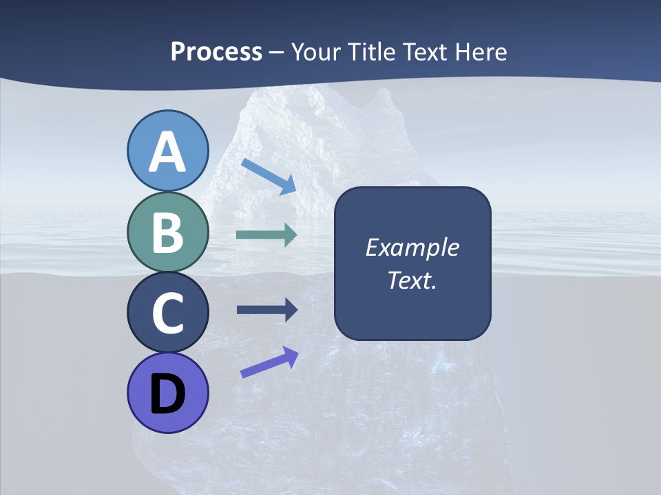 Polar Mountain Reflection PowerPoint Template