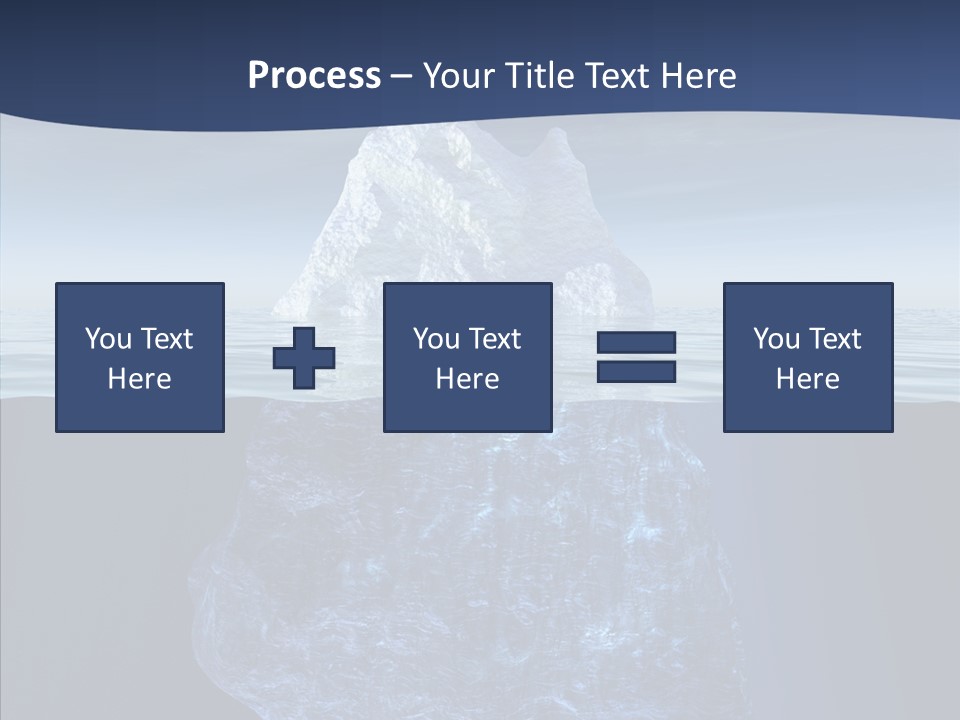 Polar Mountain Reflection PowerPoint Template