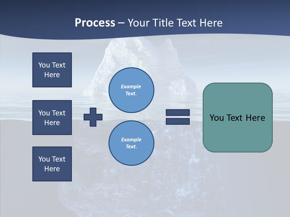 Polar Mountain Reflection PowerPoint Template