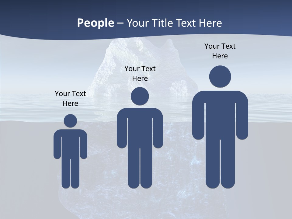 Polar Mountain Reflection PowerPoint Template