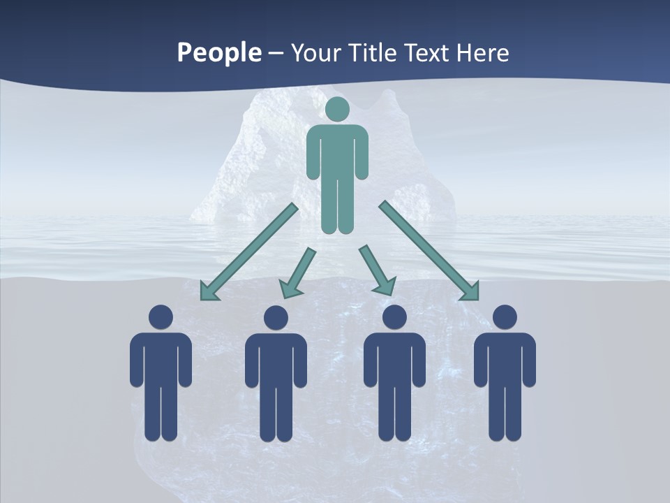 Polar Mountain Reflection PowerPoint Template