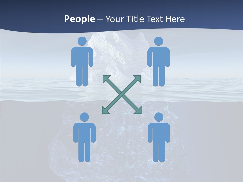 Polar Mountain Reflection PowerPoint Template