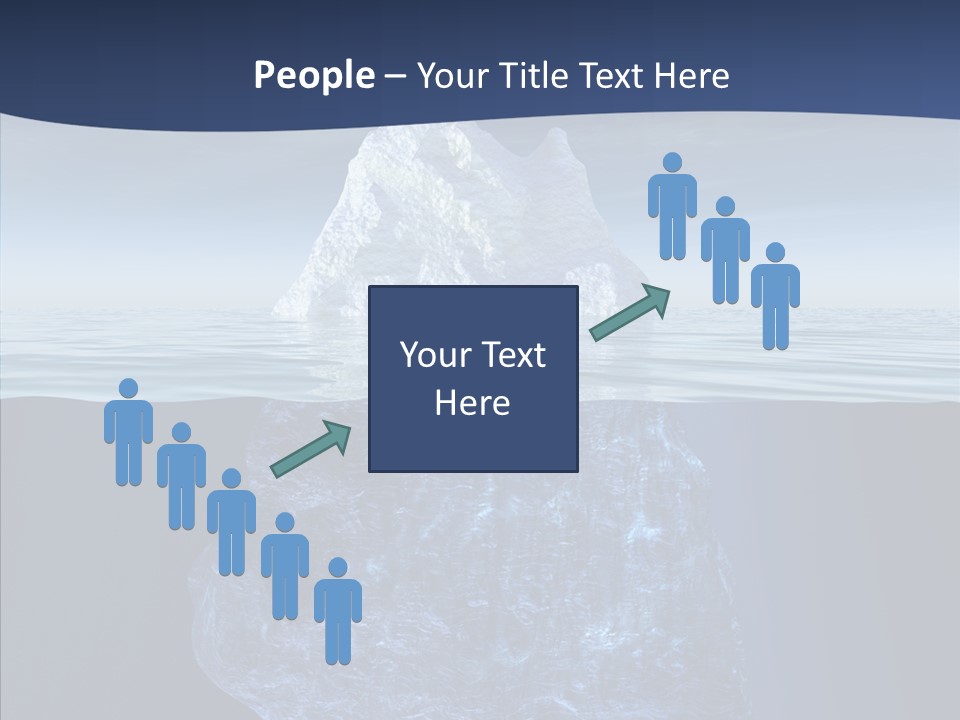 Polar Mountain Reflection PowerPoint Template