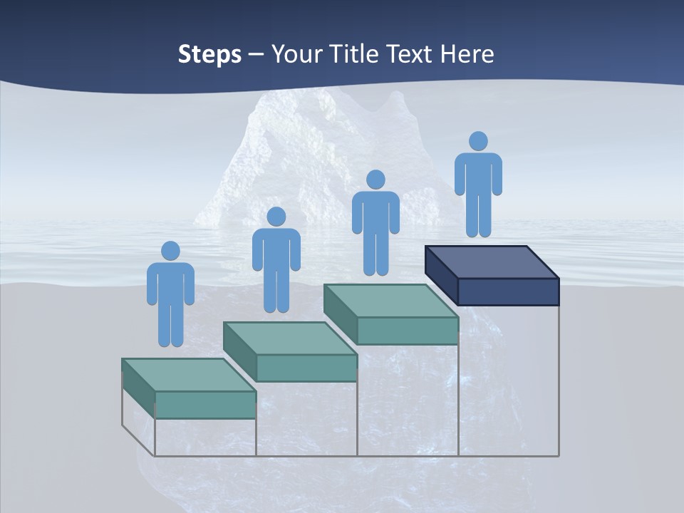 Polar Mountain Reflection PowerPoint Template