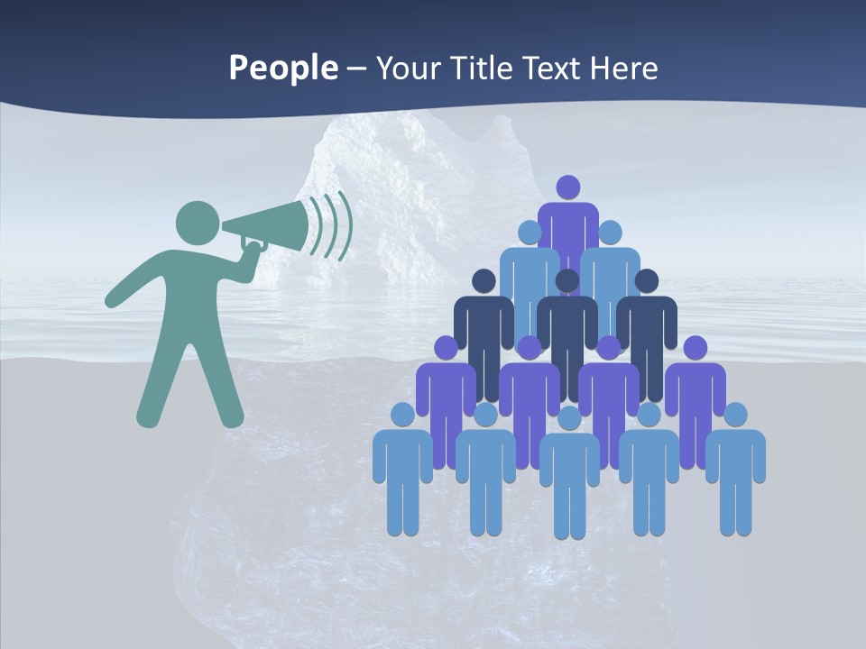 Polar Mountain Reflection PowerPoint Template