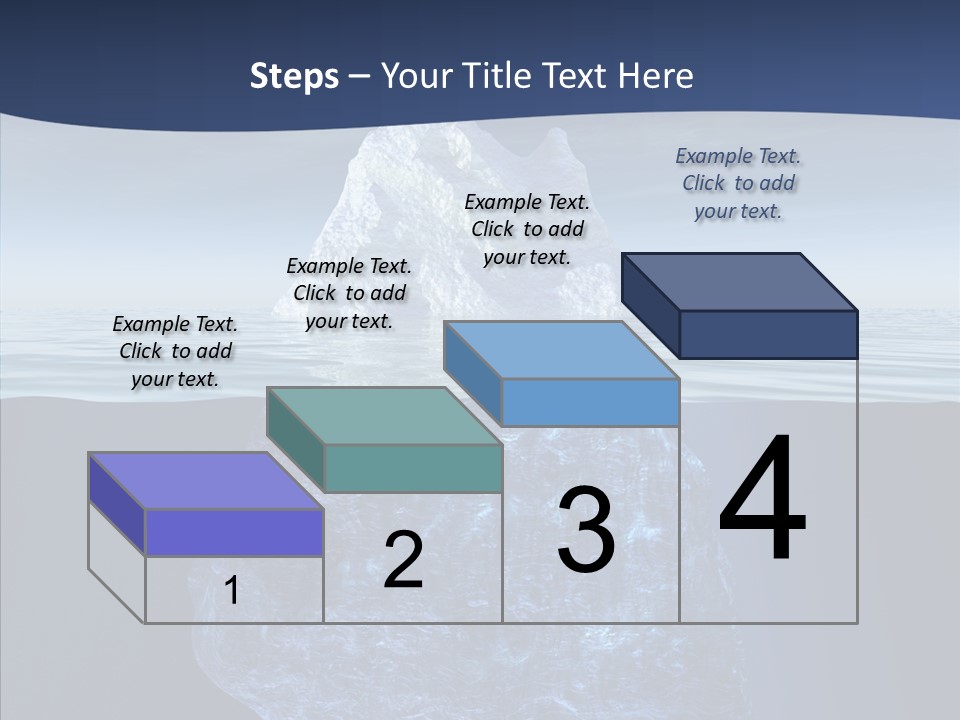 Polar Mountain Reflection PowerPoint Template