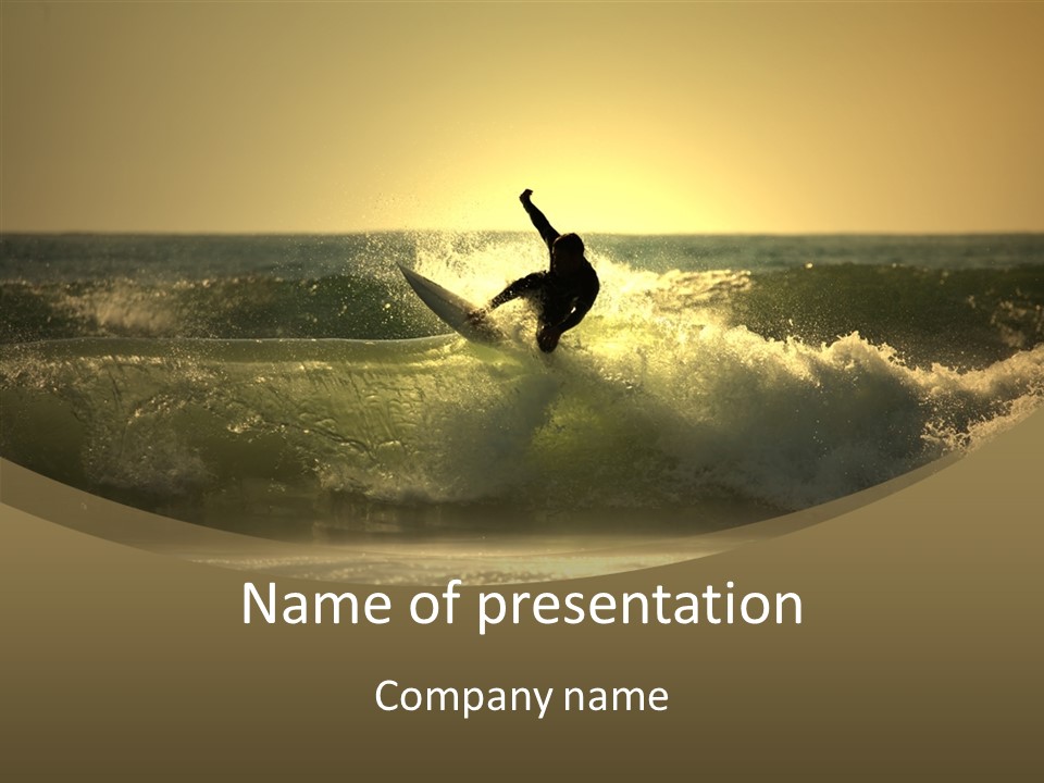 Summer Active White PowerPoint Template