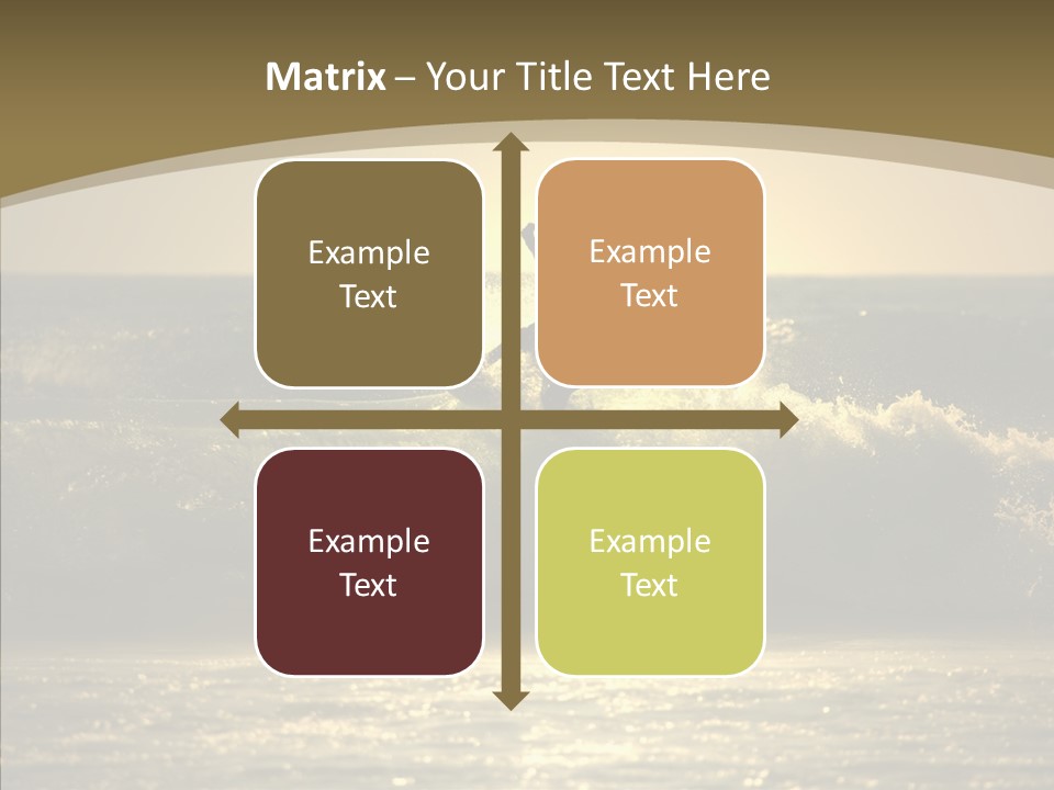 Summer Active White PowerPoint Template