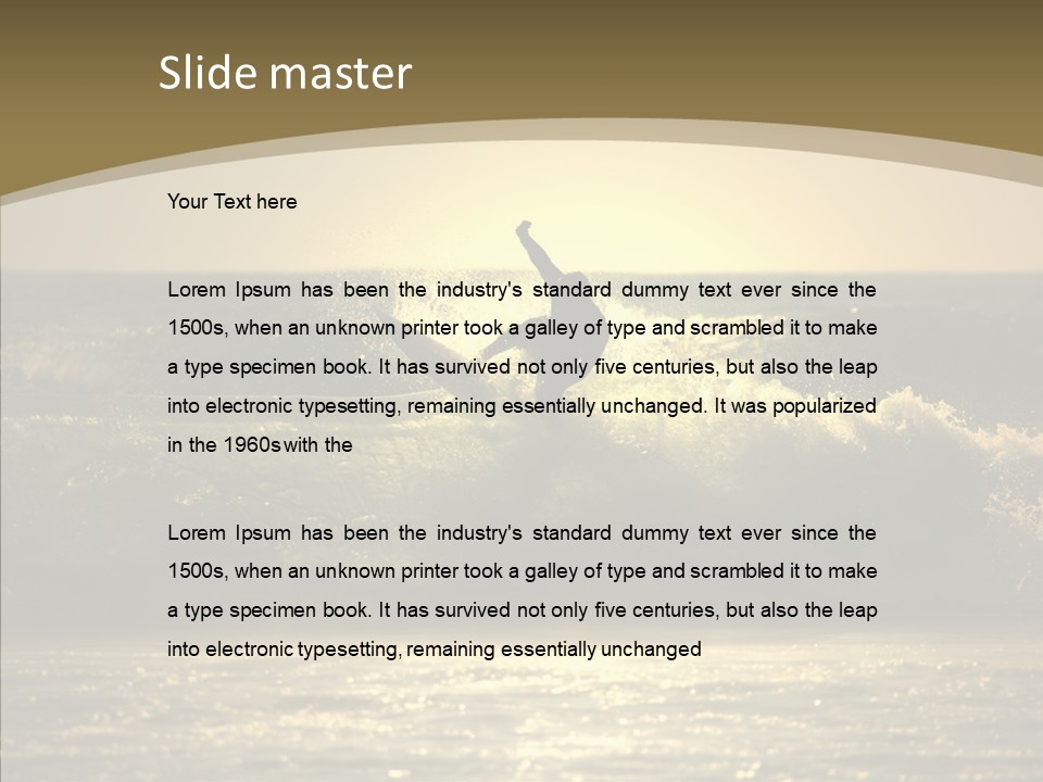 Summer Active White PowerPoint Template