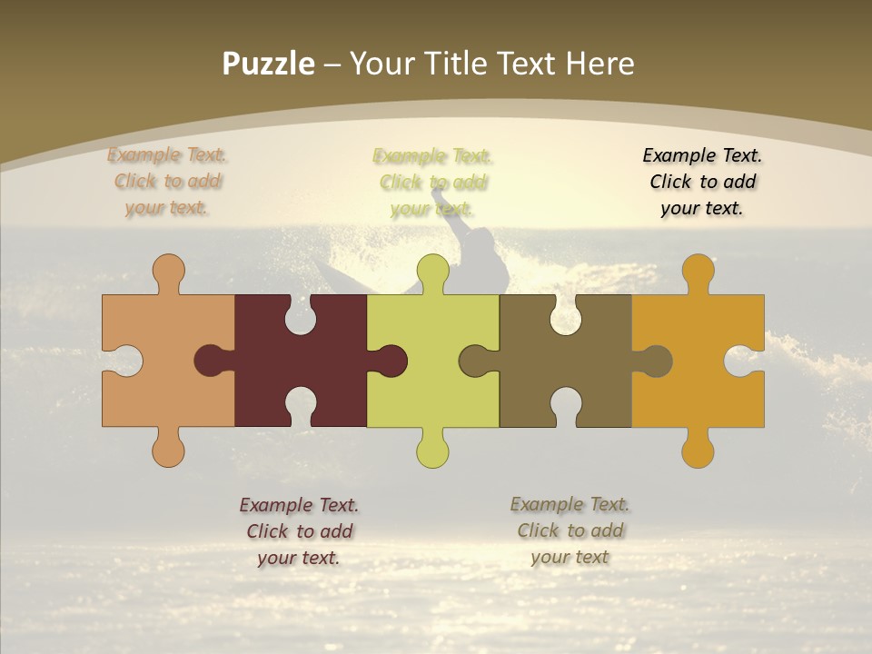 Summer Active White PowerPoint Template