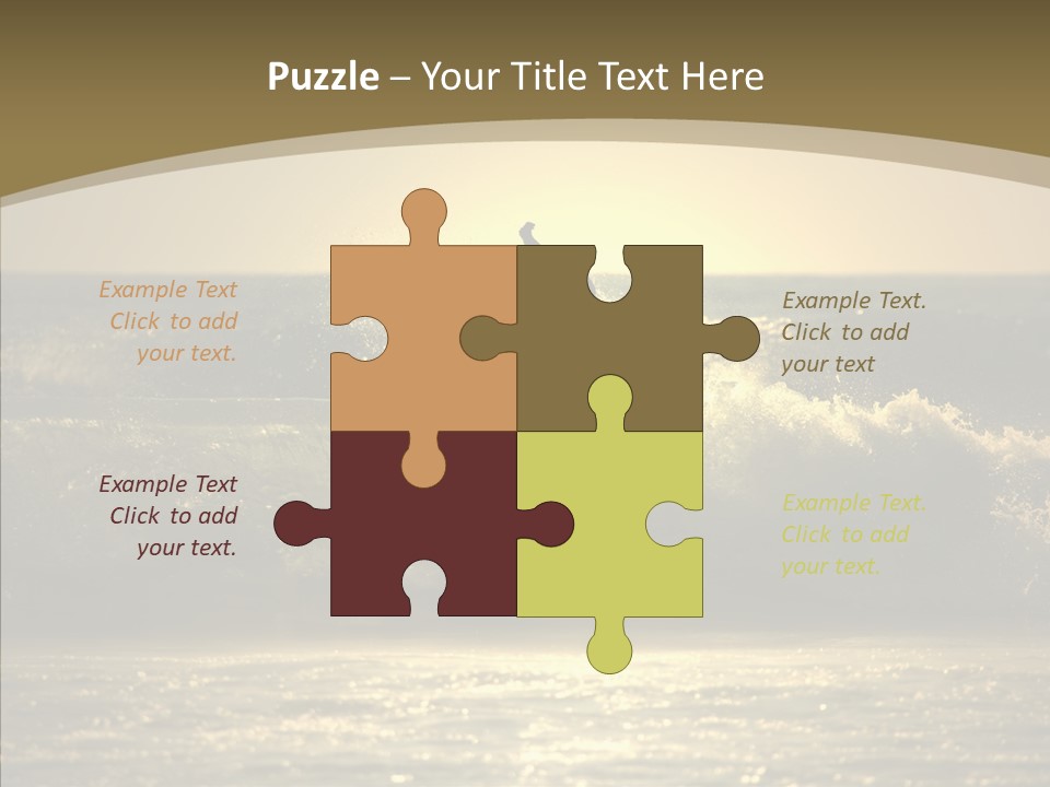 Summer Active White PowerPoint Template