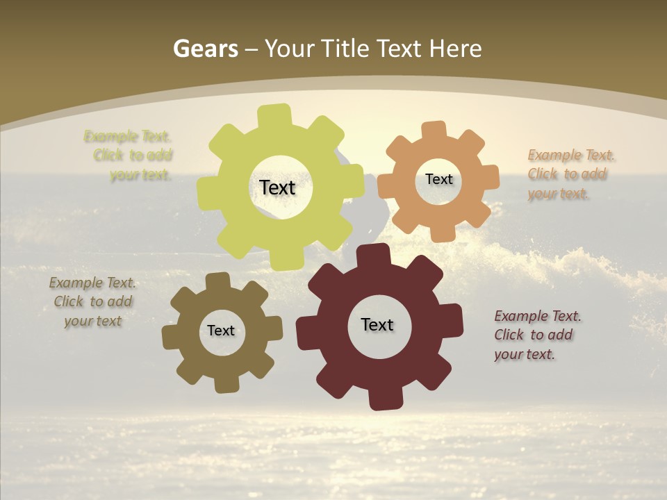 Summer Active White PowerPoint Template