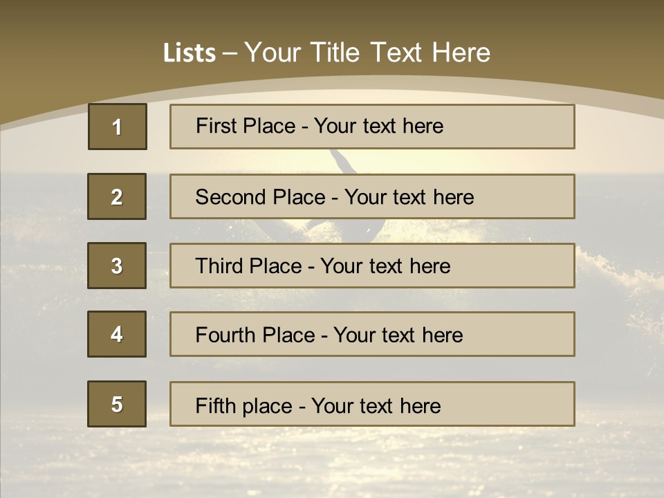 Summer Active White PowerPoint Template