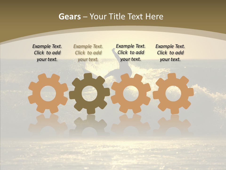 Summer Active White PowerPoint Template