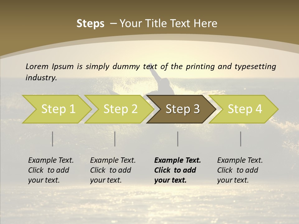 Summer Active White PowerPoint Template