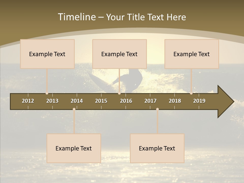 Summer Active White PowerPoint Template