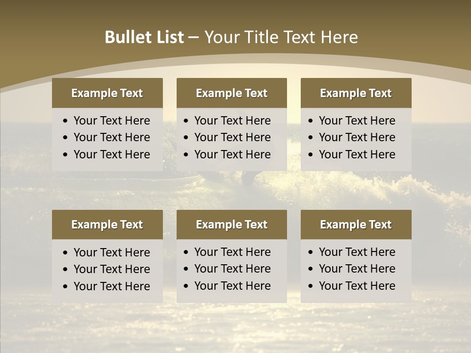 Summer Active White PowerPoint Template