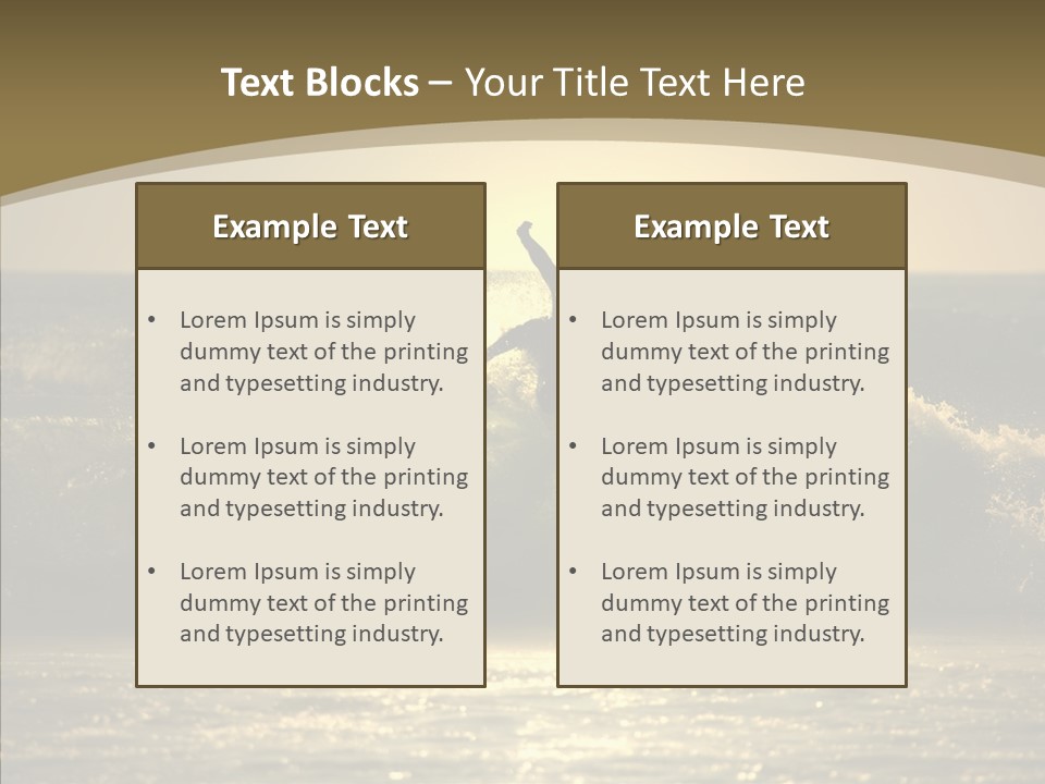 Summer Active White PowerPoint Template