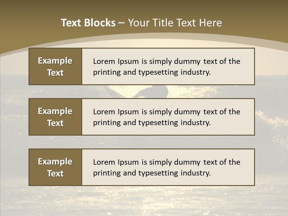 Summer Active White PowerPoint Template