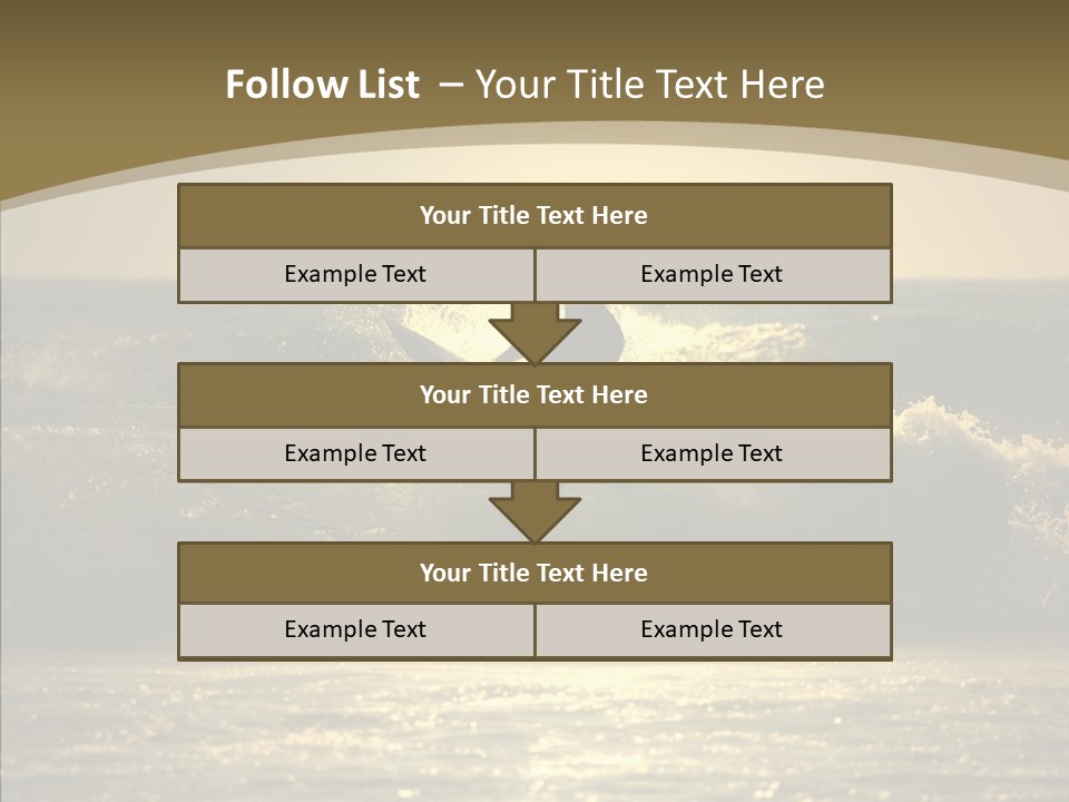 Summer Active White PowerPoint Template