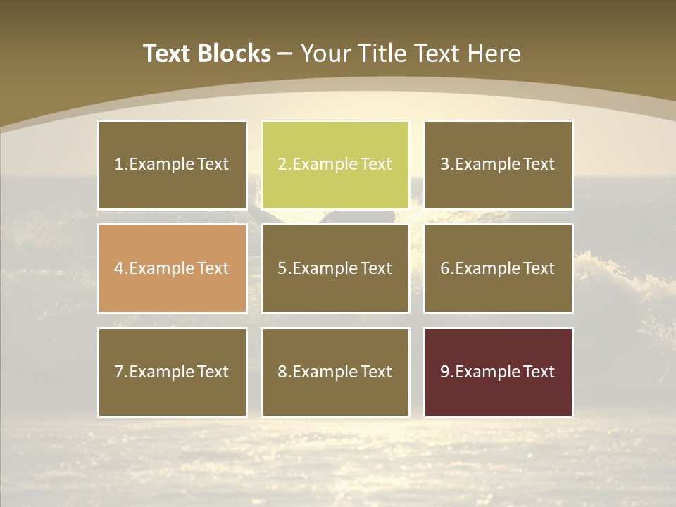 Summer Active White PowerPoint Template