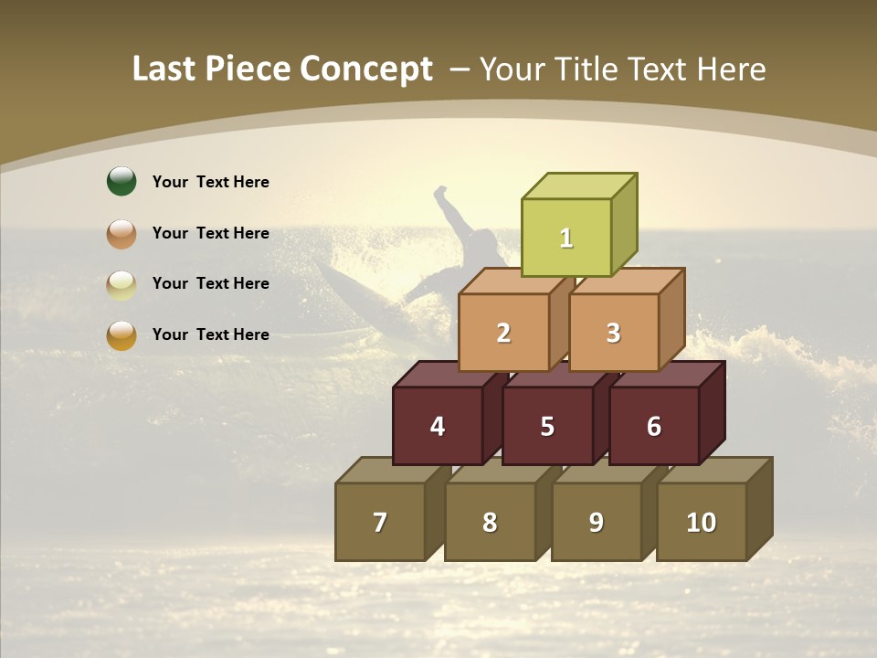 Summer Active White PowerPoint Template