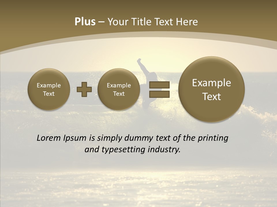 Summer Active White PowerPoint Template