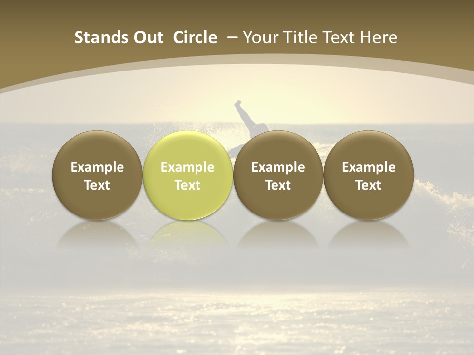 Summer Active White PowerPoint Template