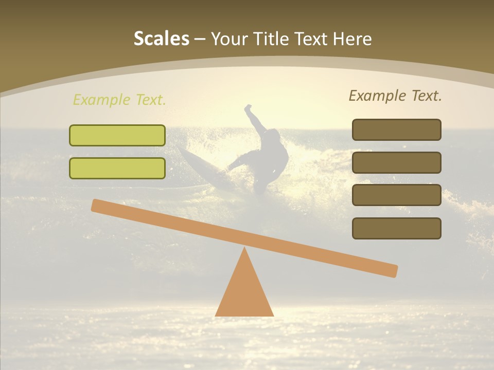 Summer Active White PowerPoint Template