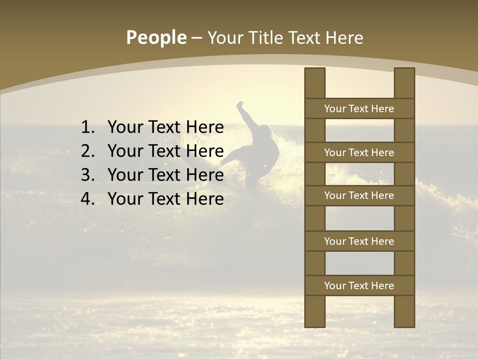 Summer Active White PowerPoint Template