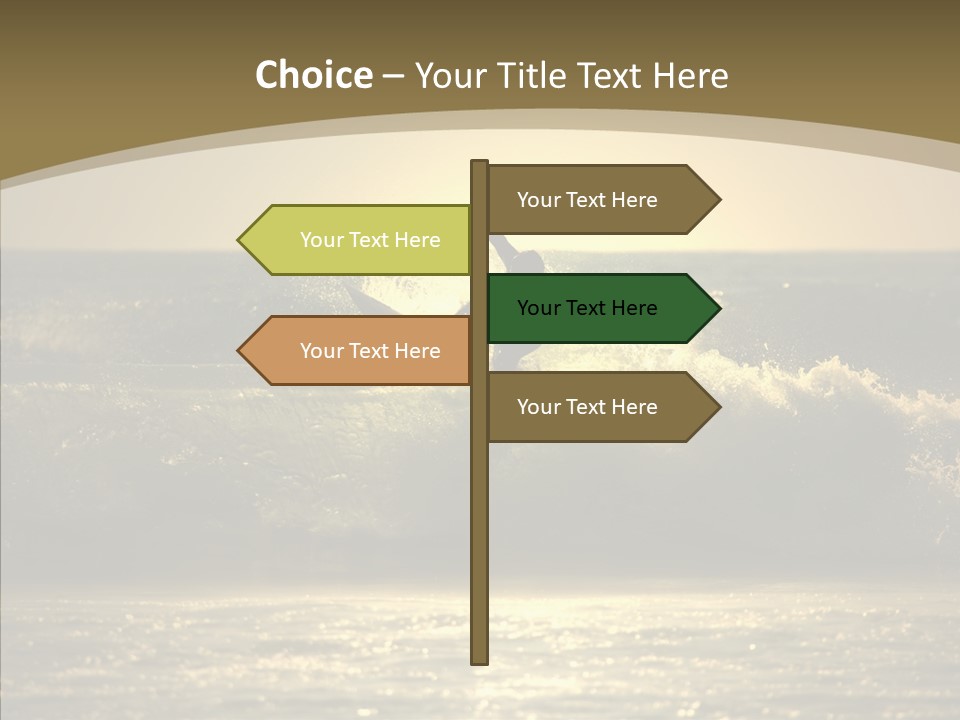 Summer Active White PowerPoint Template