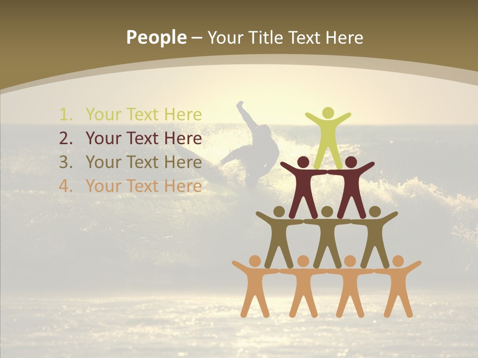 Summer Active White PowerPoint Template