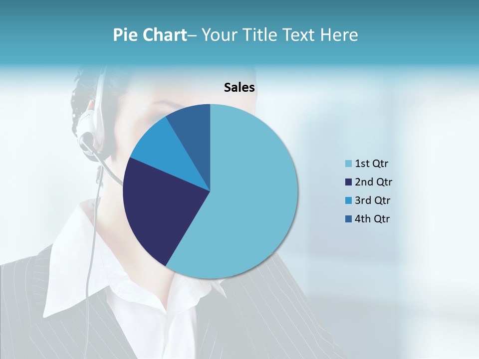 Headset Helpdesk Suit PowerPoint Template