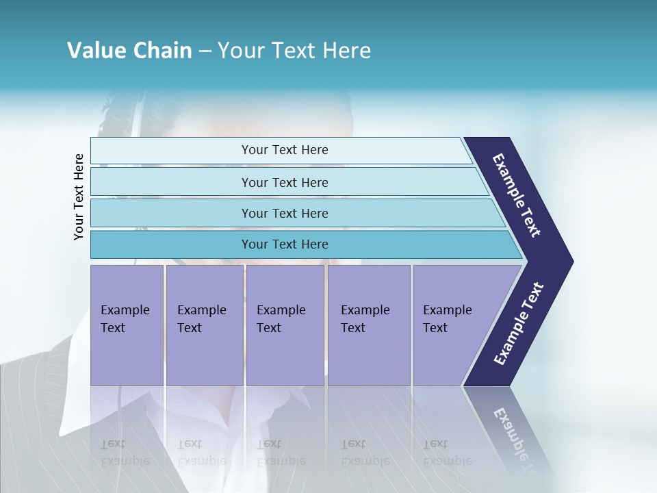 Headset Helpdesk Suit PowerPoint Template