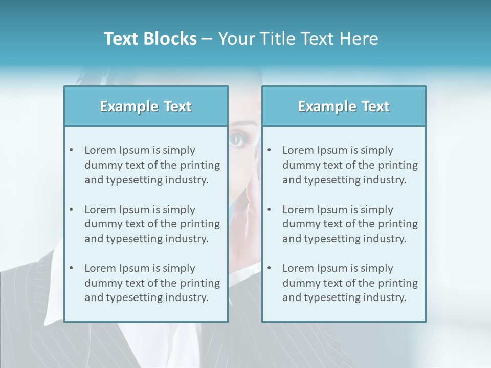 Headset Helpdesk Suit PowerPoint Template