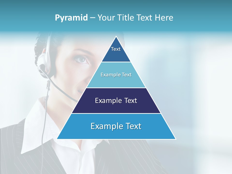 Headset Helpdesk Suit PowerPoint Template