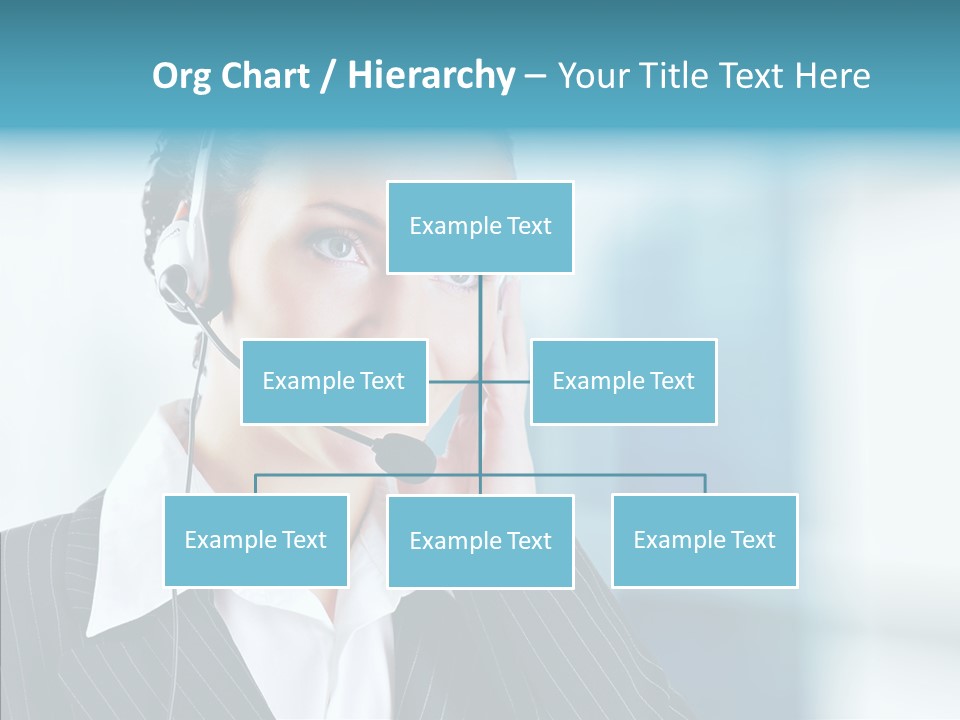 Headset Helpdesk Suit PowerPoint Template
