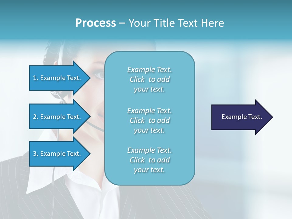 Headset Helpdesk Suit PowerPoint Template