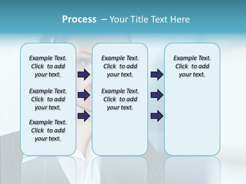 Headset Helpdesk Suit PowerPoint Template